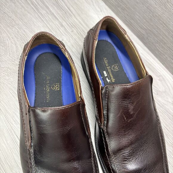 Allen Edmonds Road Warrior Men’s 8.5 M Brown Leather Slip-On Loafers Dress Shoes